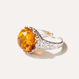 Princess Crown Amber Ring — Baltic amber and sterling silver jewellery by Baltic Beauty