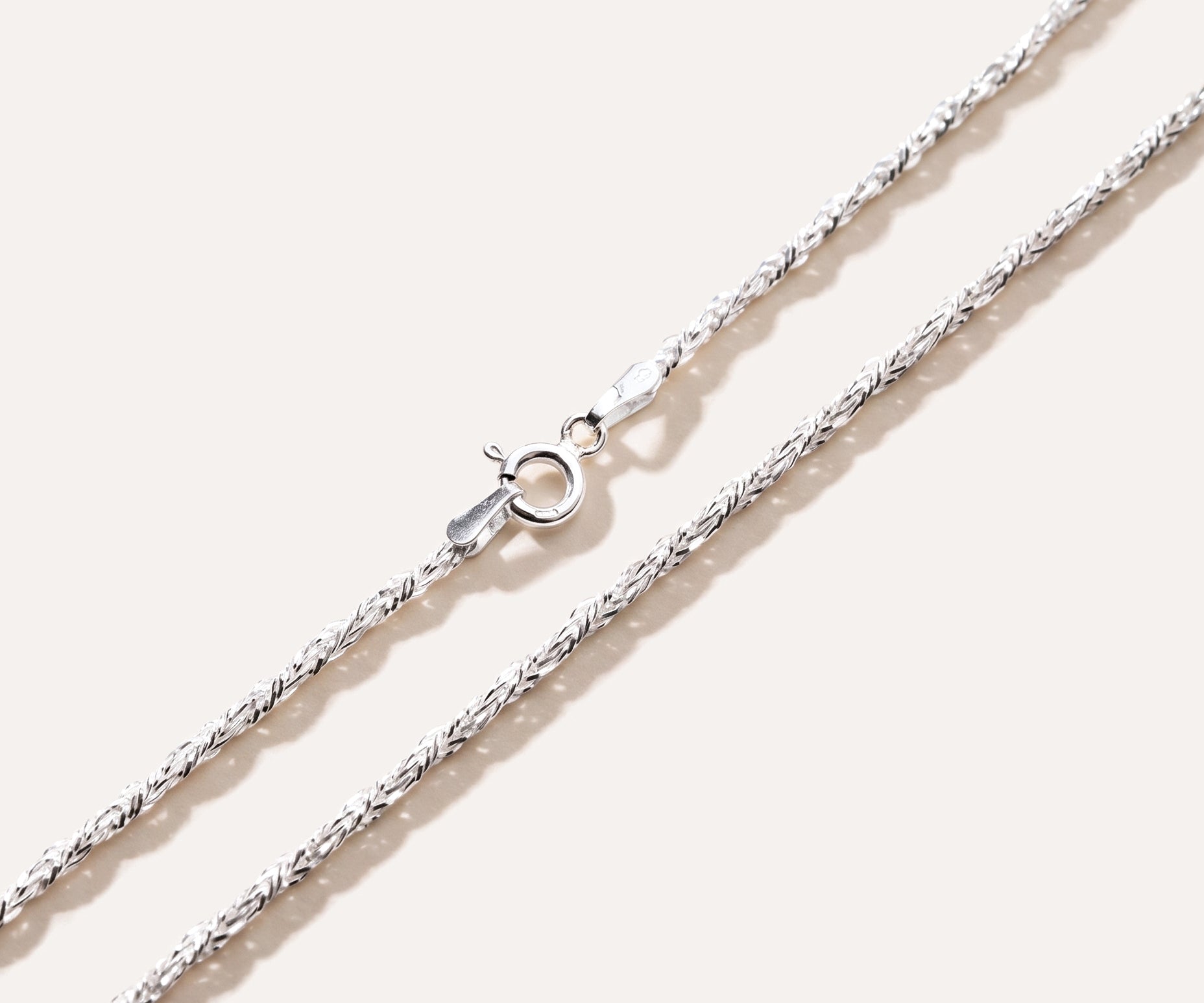 17.5" (45cm) Helix Foxtail Chain — Baltic amber and sterling silver jewellery by Baltic Beauty