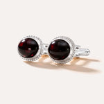 Quintessence Statement Red Amber Cufflinks — Baltic amber and sterling silver jewellery by Baltic Beauty