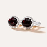Quintessence Statement Red Amber Cufflinks — Baltic amber and sterling silver jewellery by Baltic Beauty