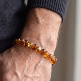 RAW Cognac Organic Bracelet — Baltic amber jewellery by Baltic Beauty