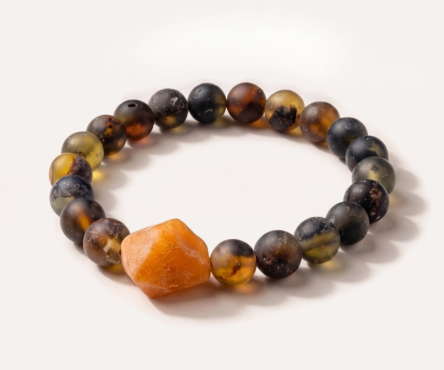 RAW Men's Bracelet — Baltic amber jewellery by Baltic Beauty