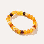 RAW Multi-tone Unisex Bracelet — Baltic amber and sterling silver jewellery by Baltic Beauty