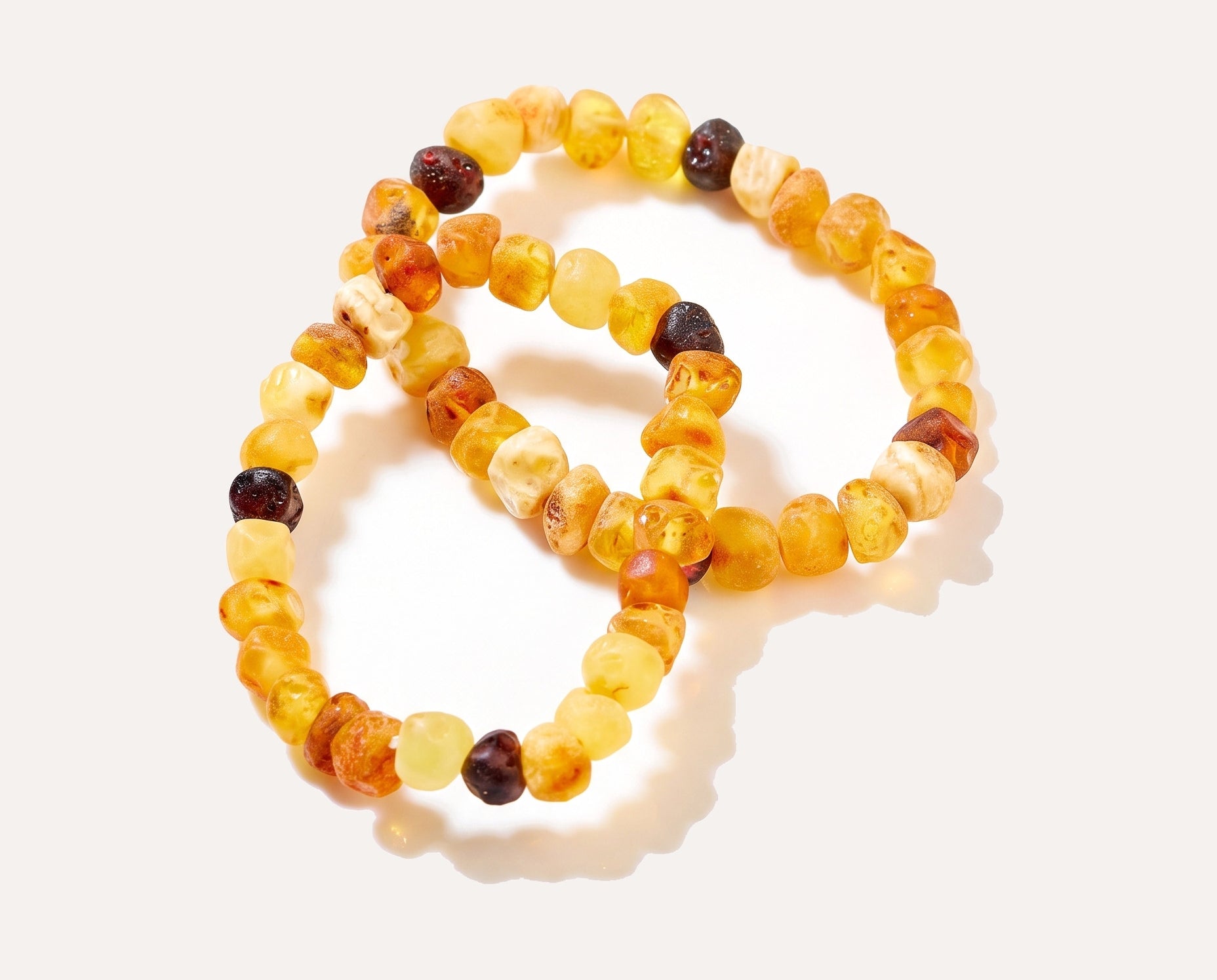 RAW Multi-tone Unisex Bracelet — Baltic amber and sterling silver jewellery by Baltic Beauty