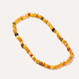 RAW Multi-tone Unisex Necklace — Baltic amber and sterling silver jewellery by Baltic Beauty