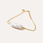 Rectangle Pearl Bracelet — Baltic amber and sterling silver jewellery by Baltic Beauty