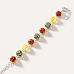 Round Candy Amber Bracelet — Baltic amber and sterling silver jewellery by Baltic Beauty