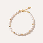 Seed Beaded Pearl Bracelet — Baltic amber and sterling silver jewellery by Baltic Beauty