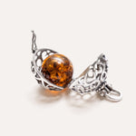 Silver Filigree Locket Necklace — Baltic amber and sterling silver jewellery by Baltic Beauty