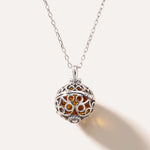 Silver Filigree Locket Necklace — Baltic amber and sterling silver jewellery by Baltic Beauty