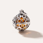 Silver Filigree Locket Necklace — Baltic amber and sterling silver jewellery by Baltic Beauty