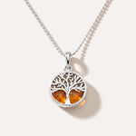 Mini Tree of Life Pendant — Baltic amber and sterling silver jewellery by Baltic Beauty