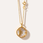 Sun and the Stars Mother of Pearl Necklace — Baltic amber and sterling silver jewellery by Baltic Beauty