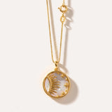 Sun and the Stars Mother of Pearl Necklace — Baltic amber and sterling silver jewellery by Baltic Beauty