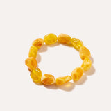 Yellow Tone Unisex Bracelet — Baltic amber and sterling silver jewellery by Baltic Beauty