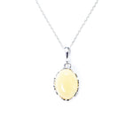 Butterscotch Demi Amber Drop Pendant- Necklaces- Baltic Beauty