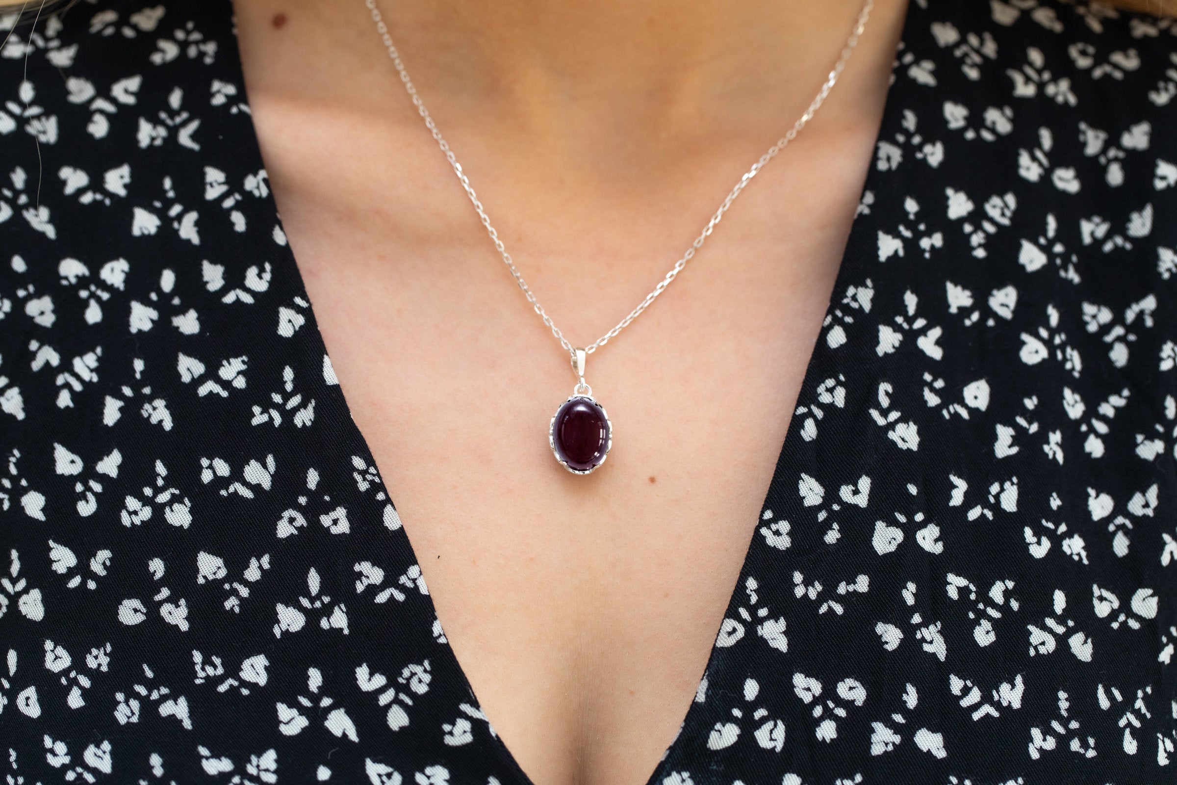 Demi Cherry Amber Drop Pendant- Necklaces- Baltic Beauty