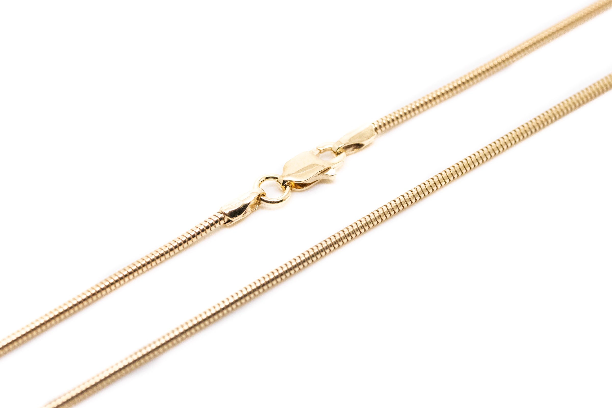 17.5" Gold Plated Snake Chain- Necklaces- Baltic Beauty