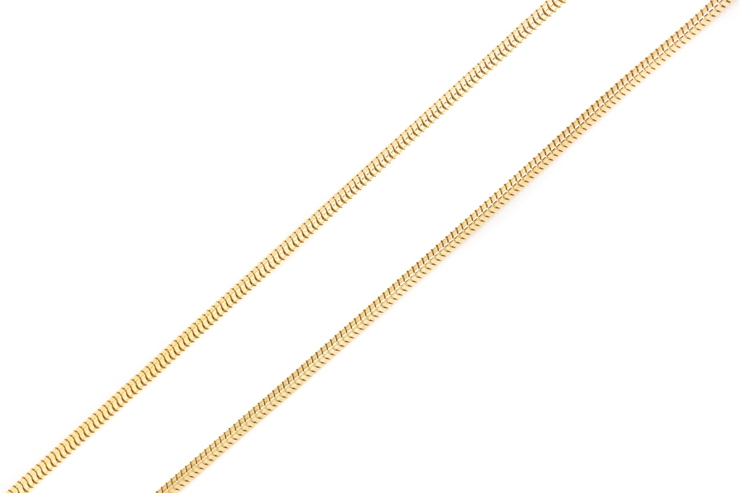 17.5" Gold Plated Snake Chain- Necklaces- Baltic Beauty
