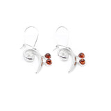 Bass Clef Gemstone Earrings- Earrings- Baltic Beauty