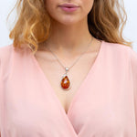Handmade Teardrop Pendant- Necklaces- Baltic Beauty