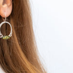 Large Green Hoop Earrings- Earrings- Baltic Beauty