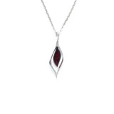 Small Droplet Cherry Amber Pendant- Necklaces- Baltic Beauty