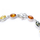 Dainty Multicolour Amber Bracelet- Bracelets- Baltic Beauty