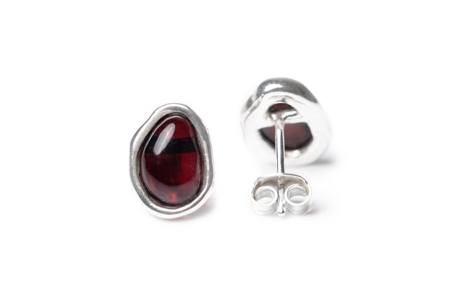 Cherry Amber ELEMENTS Stud Earrings- Earrings- Baltic Beauty