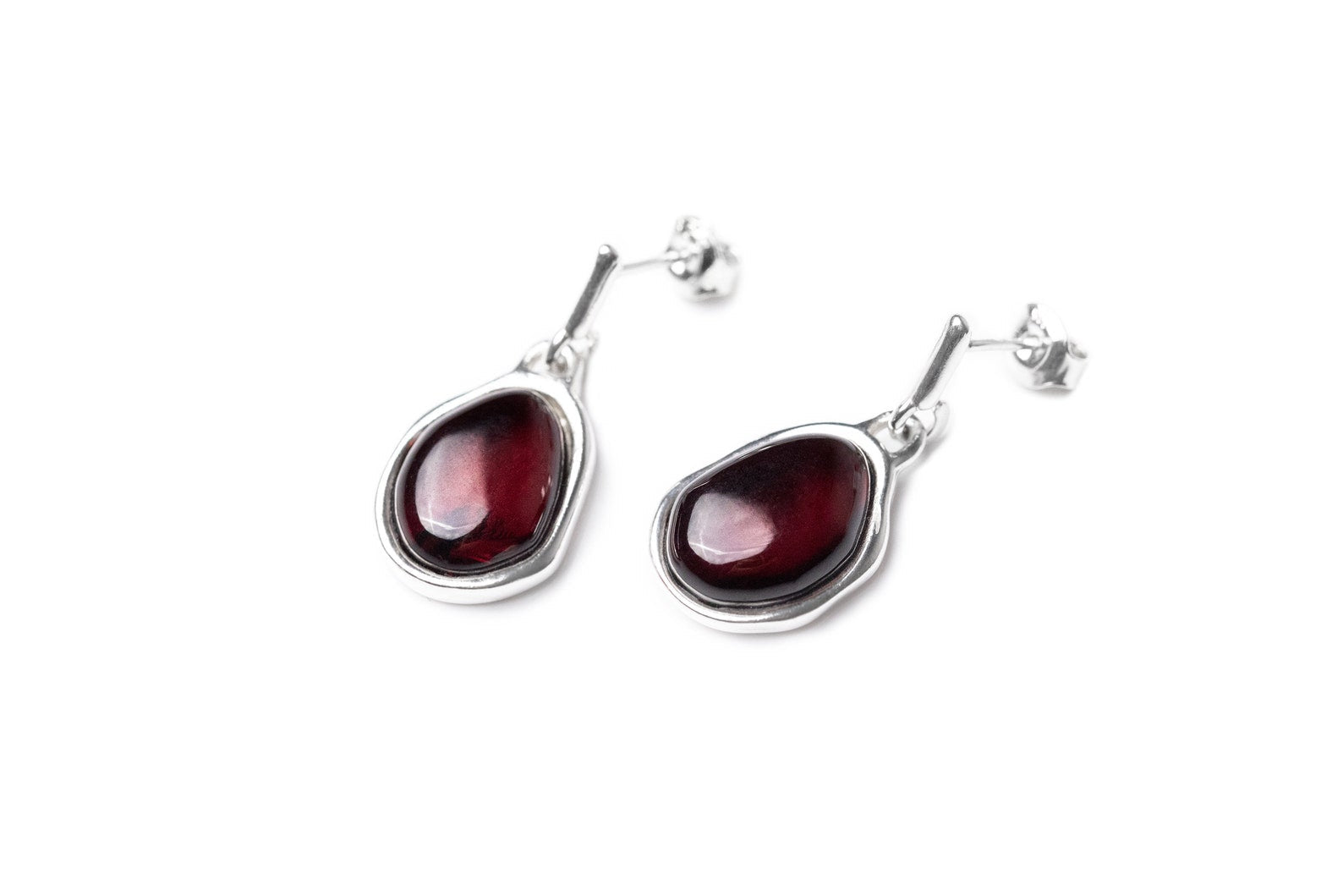 Cherry Amber ELEMENTS Drop Earrings- Earrings- Baltic Beauty
