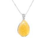 Handmade Teardrop Butterscotch Pendant- Necklaces- Baltic Beauty