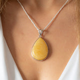 Handmade Teardrop Butterscotch Pendant- Necklaces- Baltic Beauty