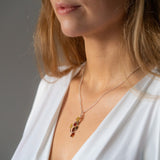 Multicolour Intertwined Pendant- Necklaces- Baltic Beauty