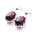 Demi Cherry Red Amber Drop Earrings- Earrings- Baltic Beauty