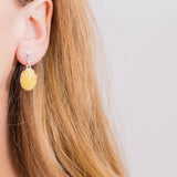 Demi Butterscotch Yellow Amber Drop Earrings- Earrings- Baltic Beauty