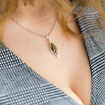Green Amber Droplet Earrings- Earrings- Baltic Beauty
