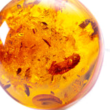 Big Amber Cocktail Ring- Rings- Baltic Beauty