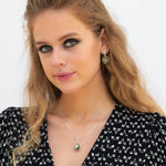 Demi Green Amber Drop Pendant- Necklaces- Baltic Beauty