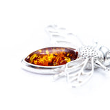 Amber Bee Necklace- Necklaces- Baltic Beauty