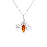 Amber Bee Necklace- Necklaces- Baltic Beauty