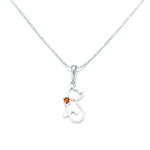 Dainty Cat Charm Necklace- Necklaces- Baltic Beauty