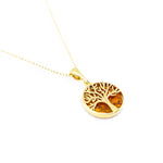 Large Gold Plated Tree of Life Pendant- Necklaces- Baltic Beauty