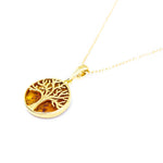 Large Gold Plated Tree of Life Pendant- Necklaces- Baltic Beauty