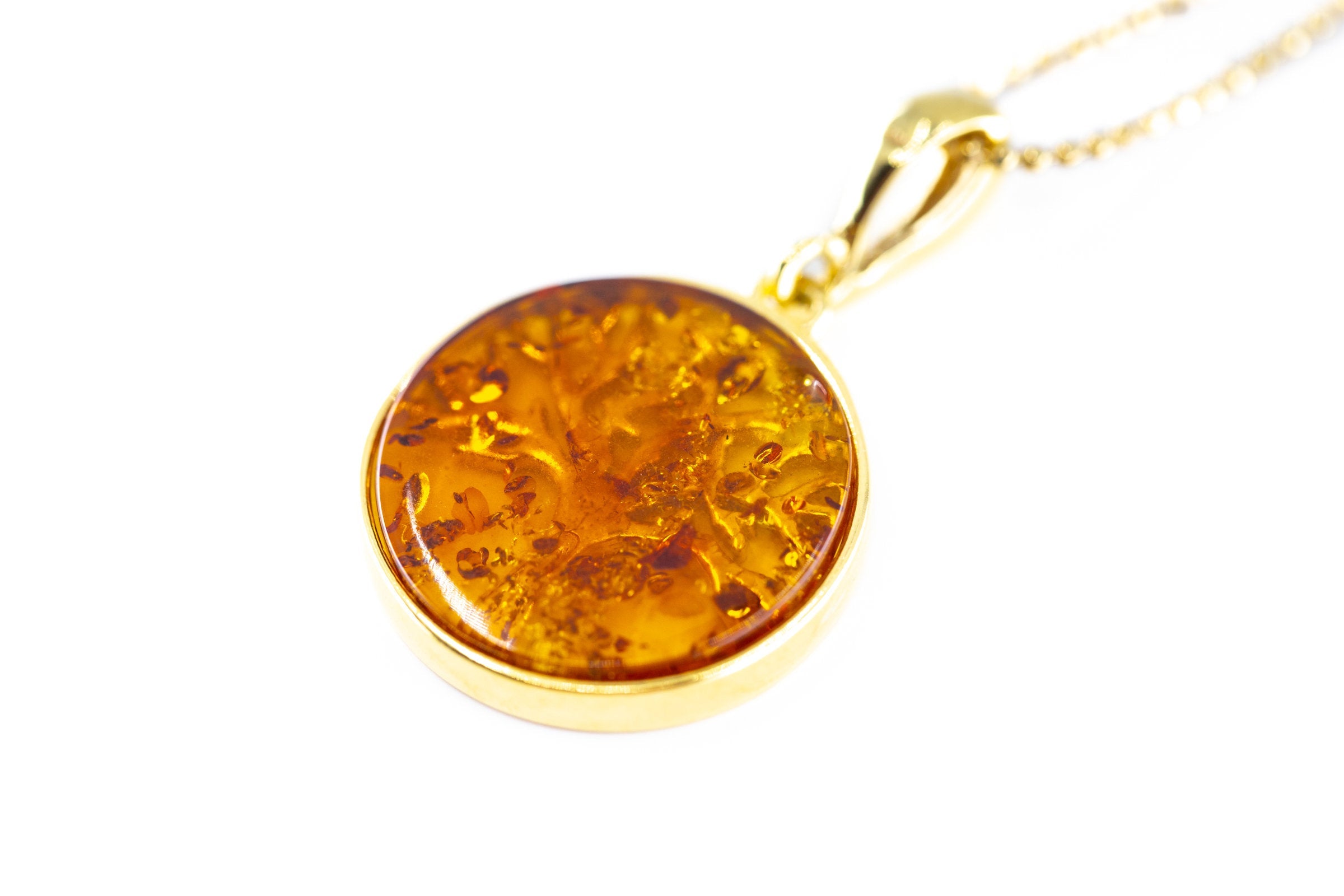 Large Gold Plated Tree of Life Pendant- Necklaces- Baltic Beauty