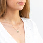 ESSENTIALS Mini Green Amber Pendant- Necklaces- Baltic Beauty