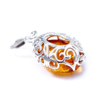 Demi Amber Drop Pendant- Necklaces- Baltic Beauty