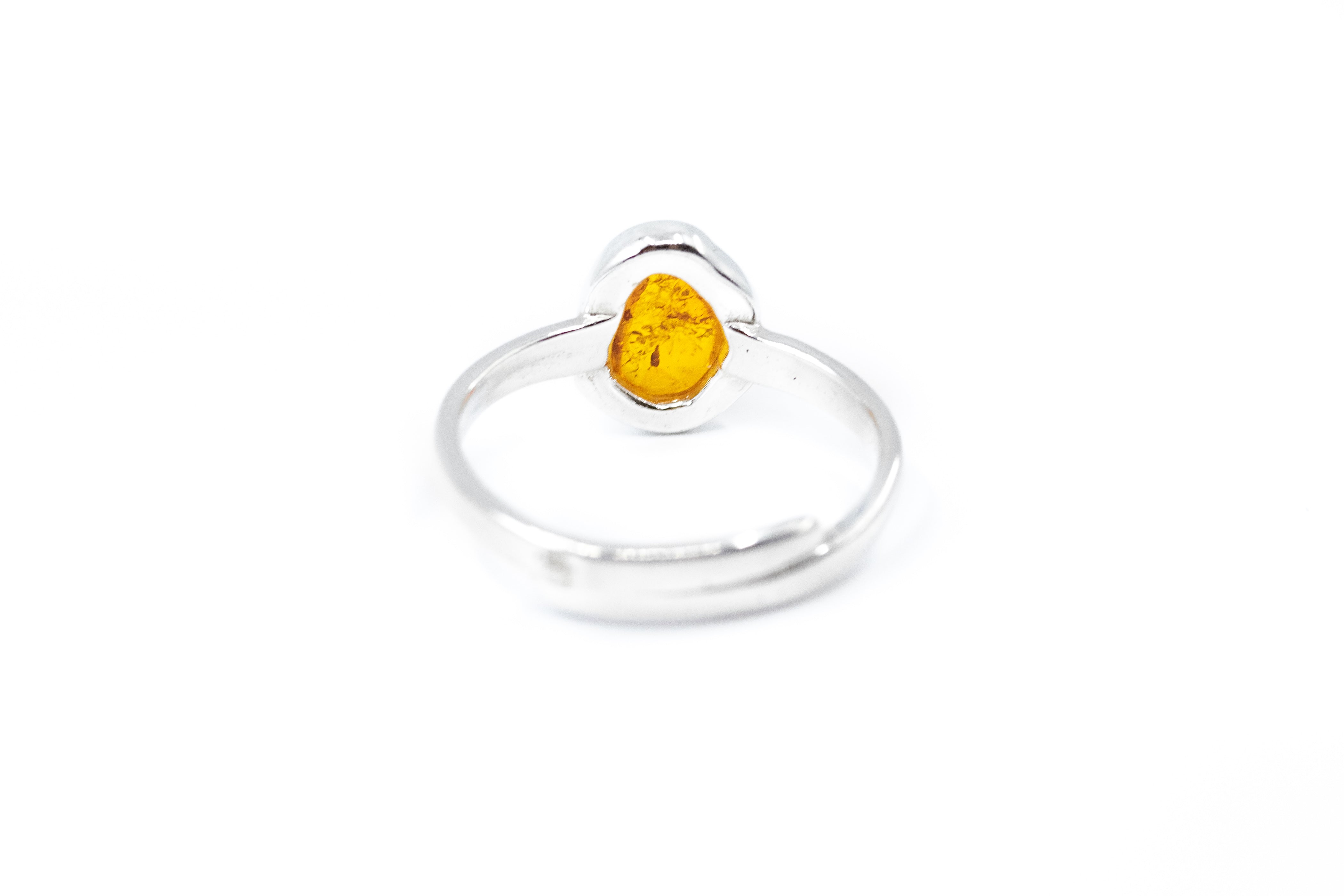 Amber ELEMENT Stacking Ring- Rings- Baltic Beauty