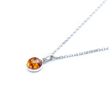 ESSENTIALS Mini Amber Pendant- Necklaces- Baltic Beauty
