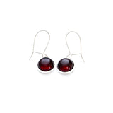 ESSENTIALS Cherry Red Amber Drop Earrings- Earrings- Baltic Beauty