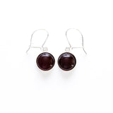 ESSENTIALS Cherry Red Amber Drop Earrings- Earrings- Baltic Beauty